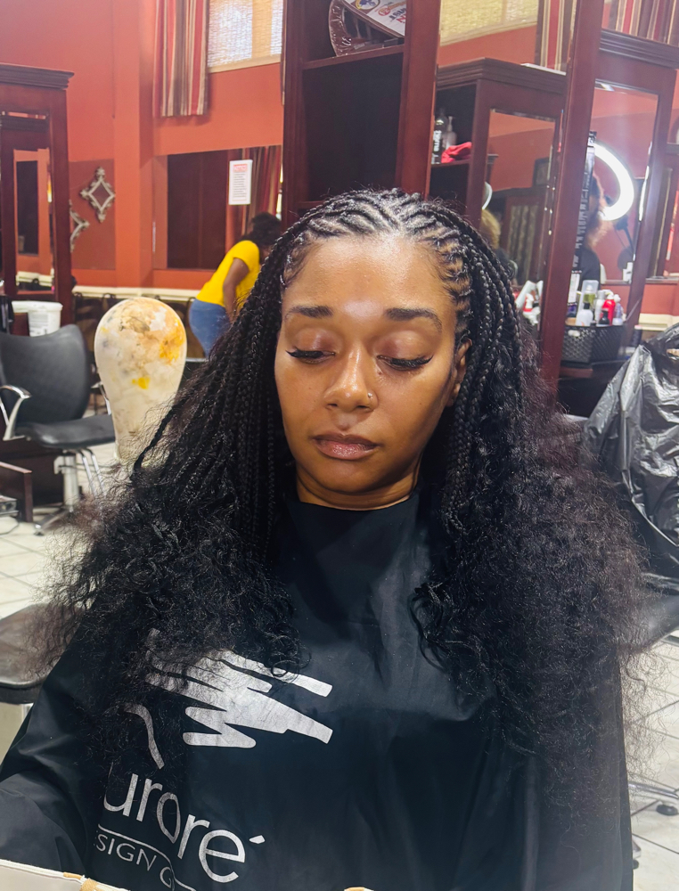 Fulani sew in at Blondie Beauty in Macon, GA