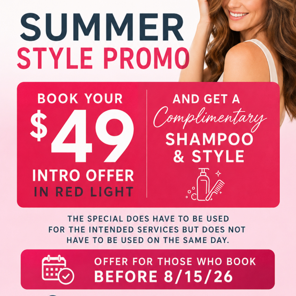 Summer Style Promo at Renewal By Red Light in Rochester Hills, MI