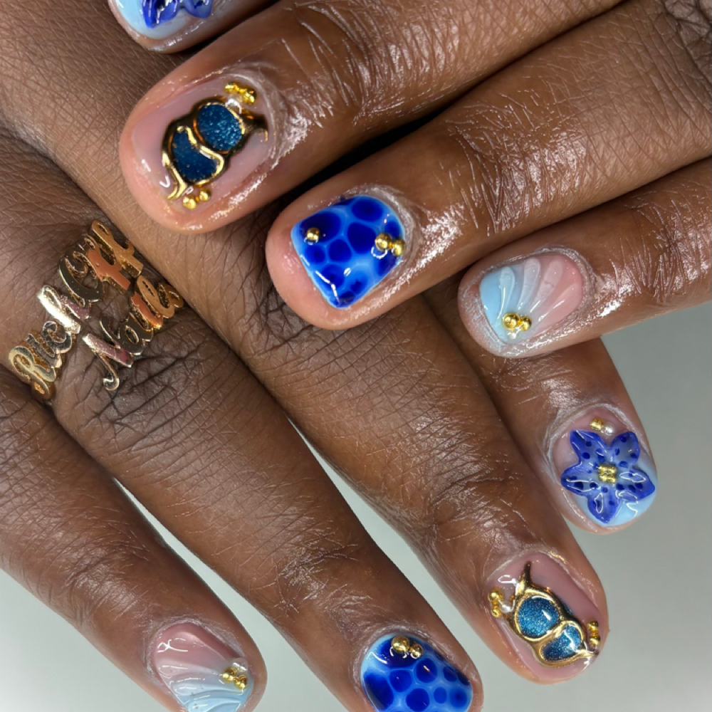 Gel Manicure at Nail District in Bluepoint, NY