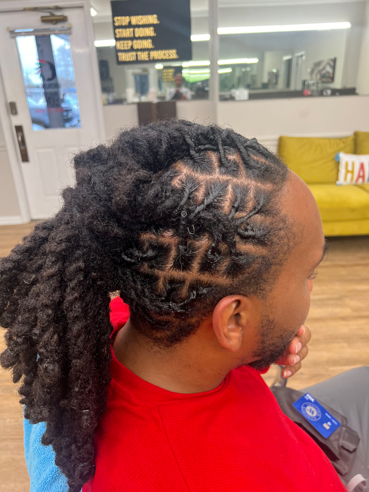 LONG Loc ReTwist w/Basic Style