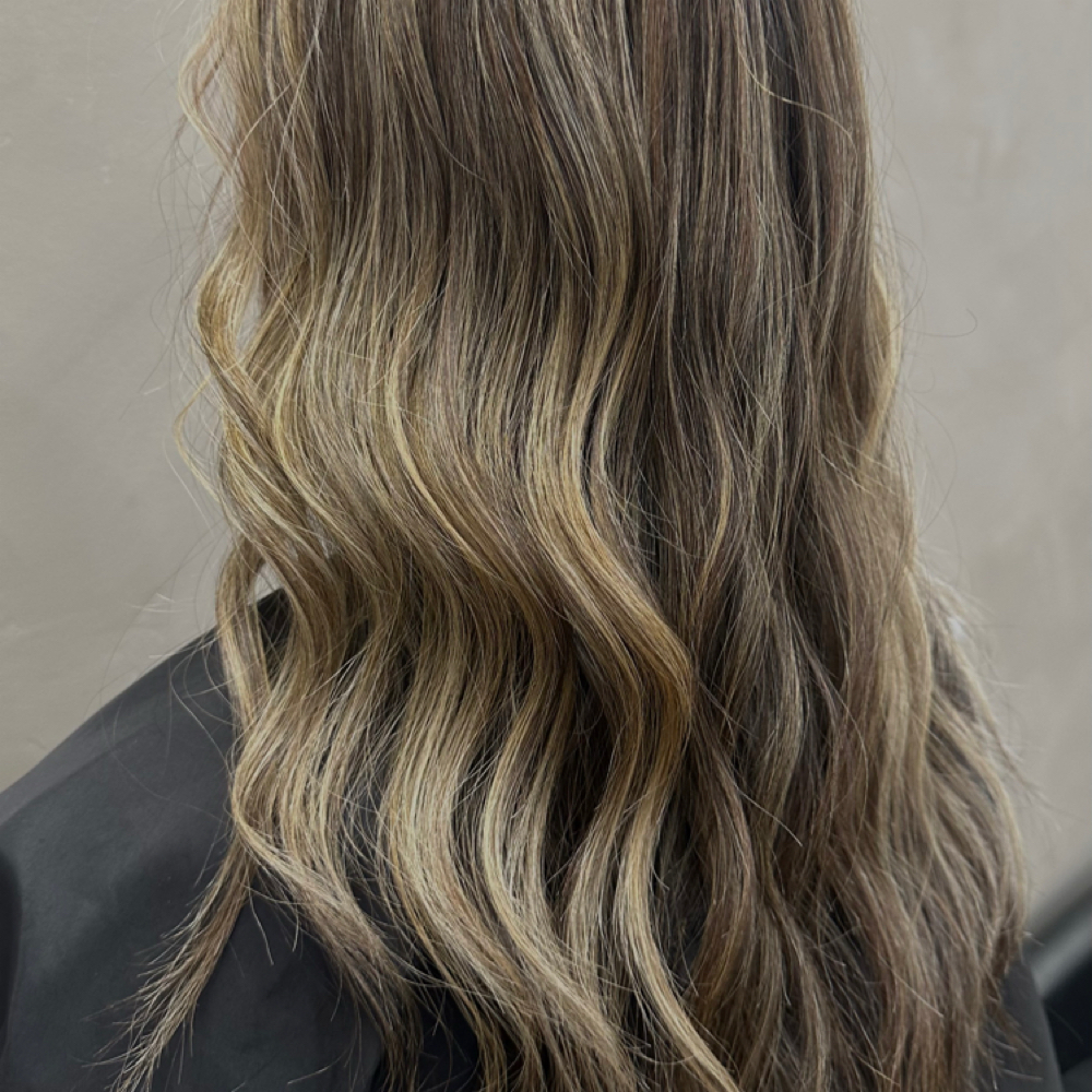 extension one row installation at Ellie Hair Studio in Providence, UT