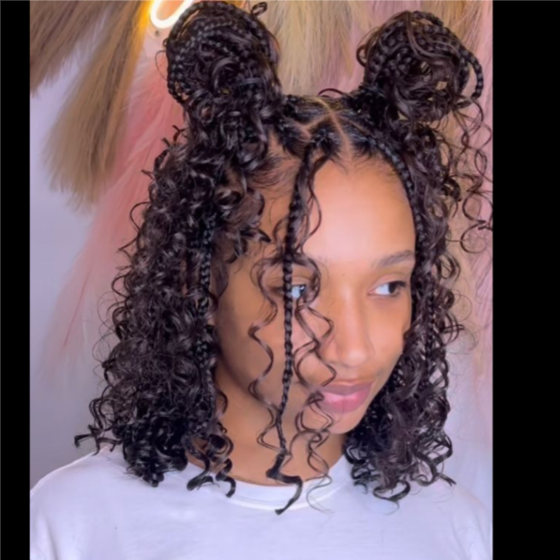 Shoulder Length Full Boho Knotless