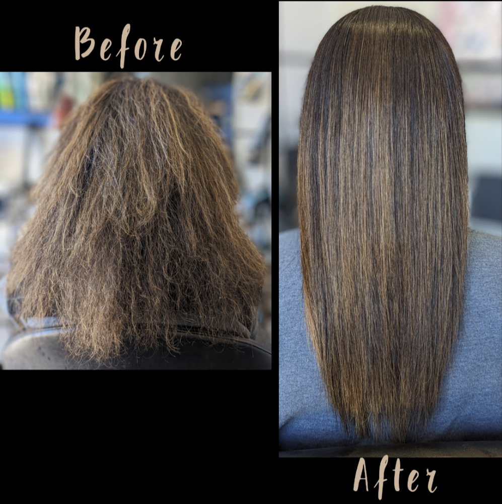 Keratin straightening system