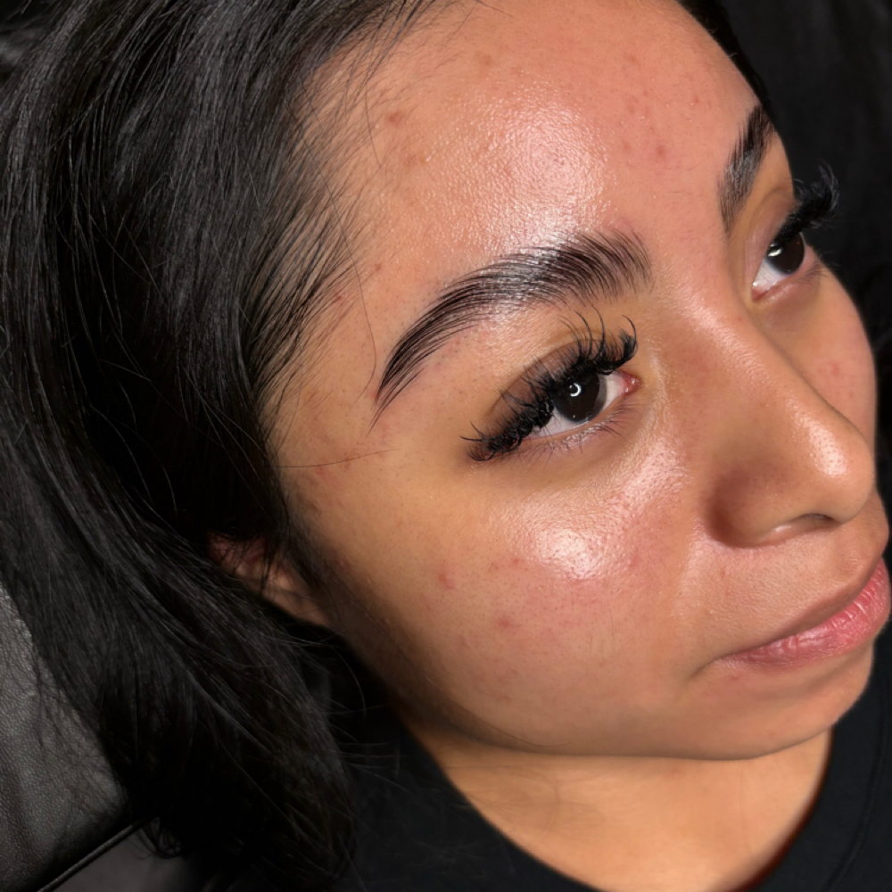 brow lamination + shaping & tint at twiinflame in Chattanooga, TN