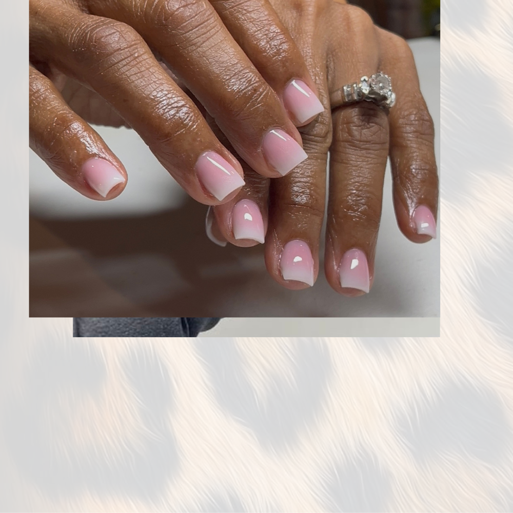 Ombre Full Set at Funkicold Nails in Hapeville, GA