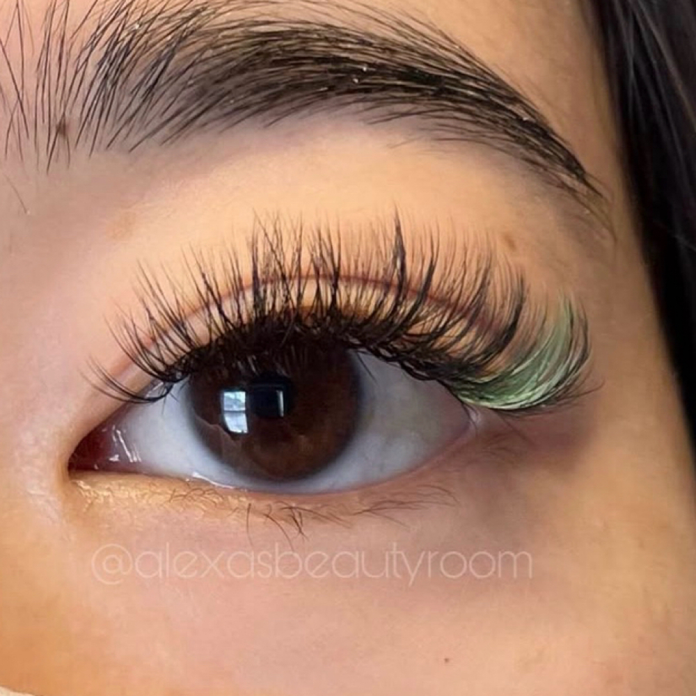 Colored Eyelashes Add On at Alexa's Beauty Room L.L.C. in Tempe, AZ