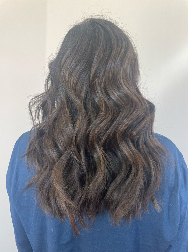 Add On Curls/ Flat Iron