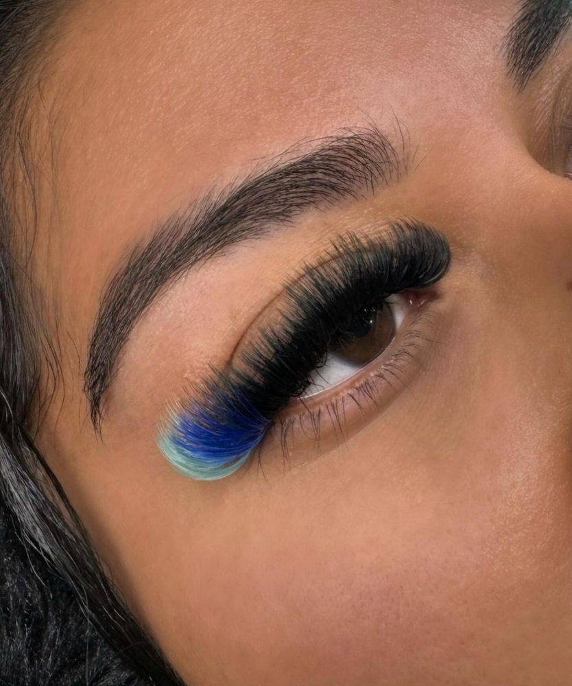 Custom colored lash fill