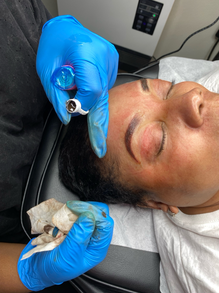 Eyebrow Microblading Touch-Up at GlamTwins  Studio in Brooklyn, NY