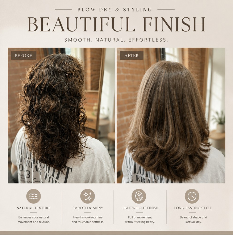 Blow Dry (with Shampoo massage) at Maison Beauty NYC in Newyork, NY