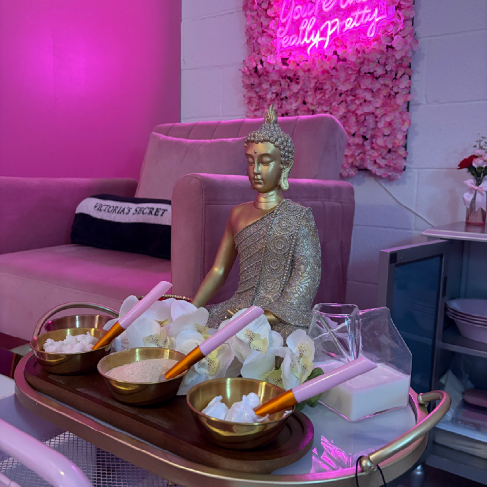 24k Gold Vanilla Pedi at EnhancedByErika in Palm Coast, FL