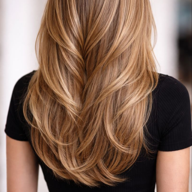 Women's Cut (Long/Thick) + Style at Ginger Snips Studio in Mesa, AZ