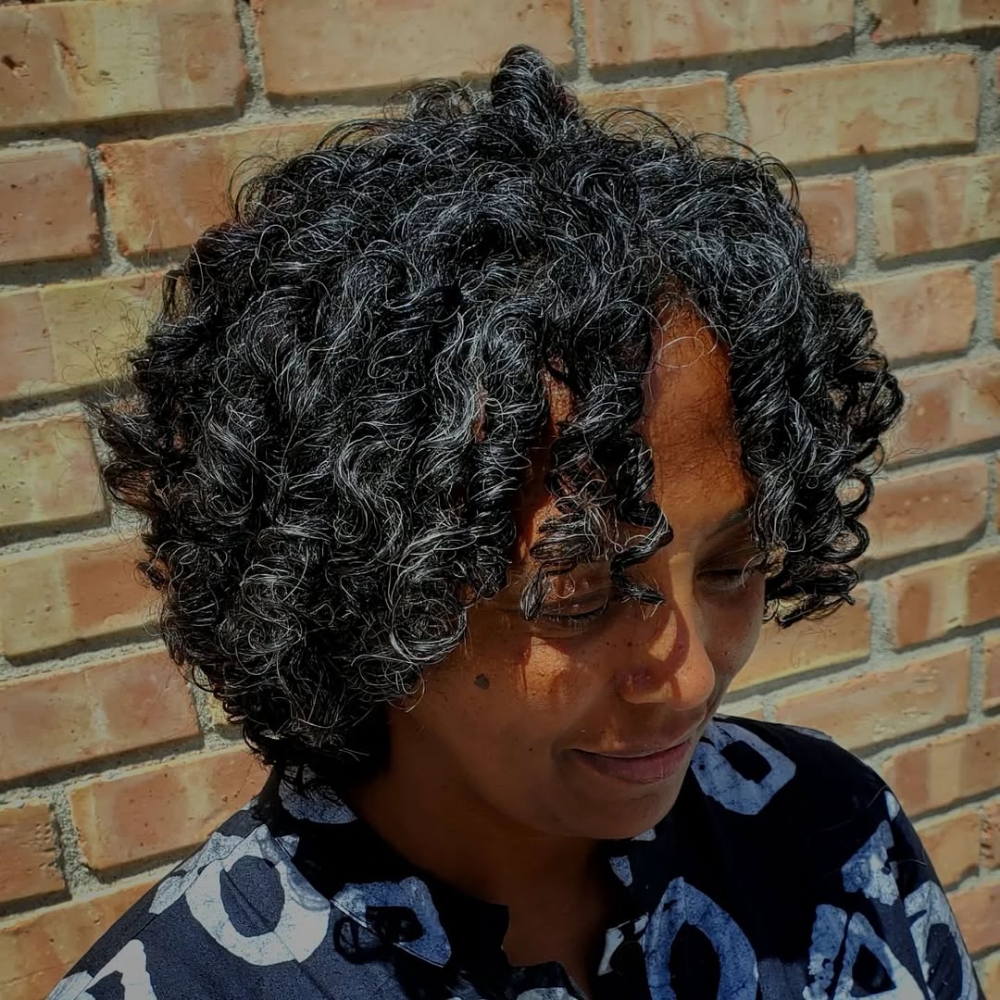 Curly Wash and Set