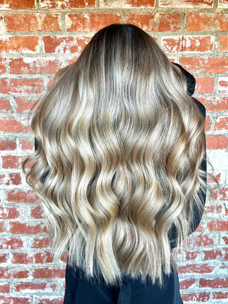 Highlight touch-up at Holly Smith-Martinez at Beauty Within Lakeport in Lakeport, CA