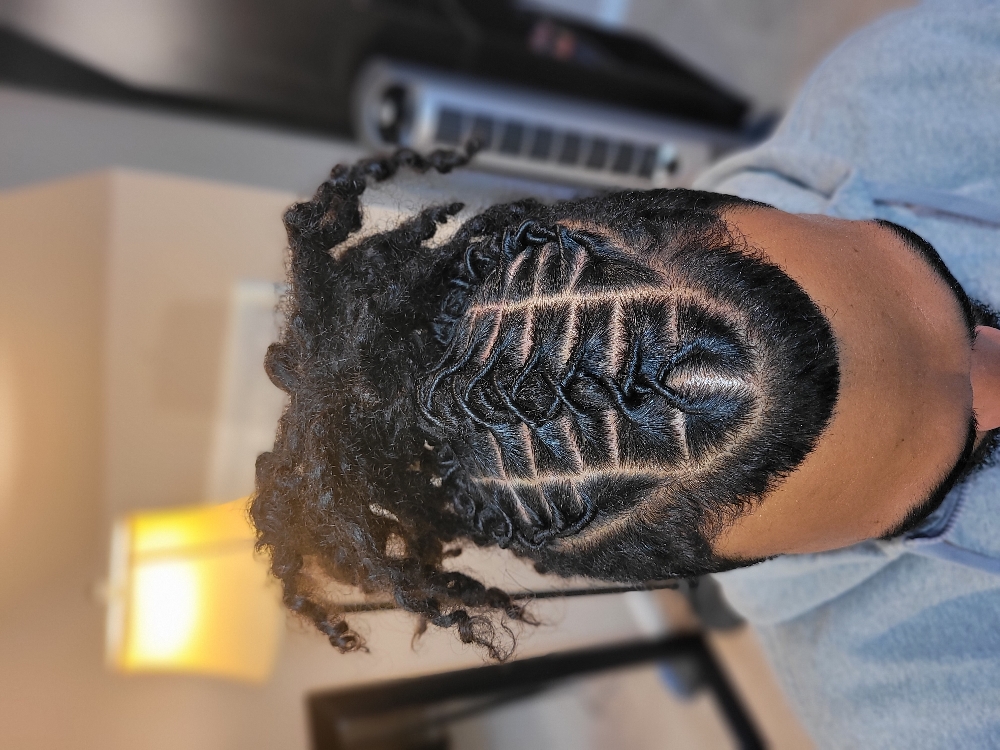 Loc Retwist (Half Head)