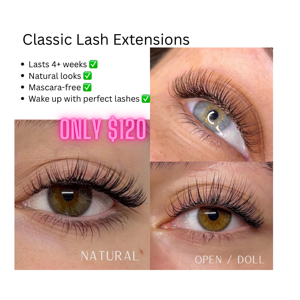 Classic lash Deal $120 (reg:140)