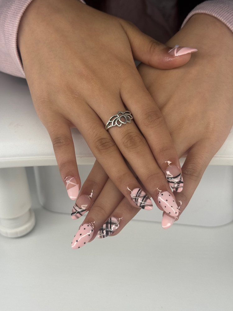 Custom Full Gel X Set + Design at AF Nails in New York, NY