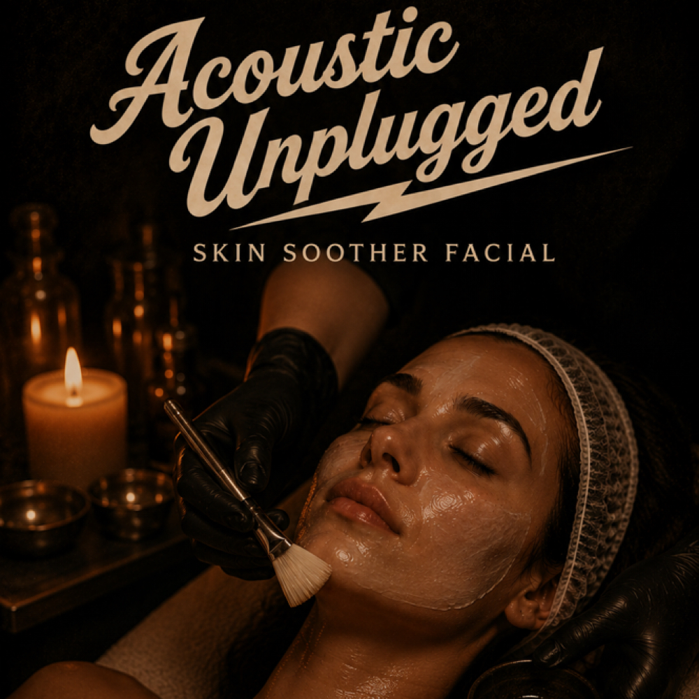 Acoustic Unplugged Skin Soother at The White Brick Hair & Co., LLC in Petersburg, IN