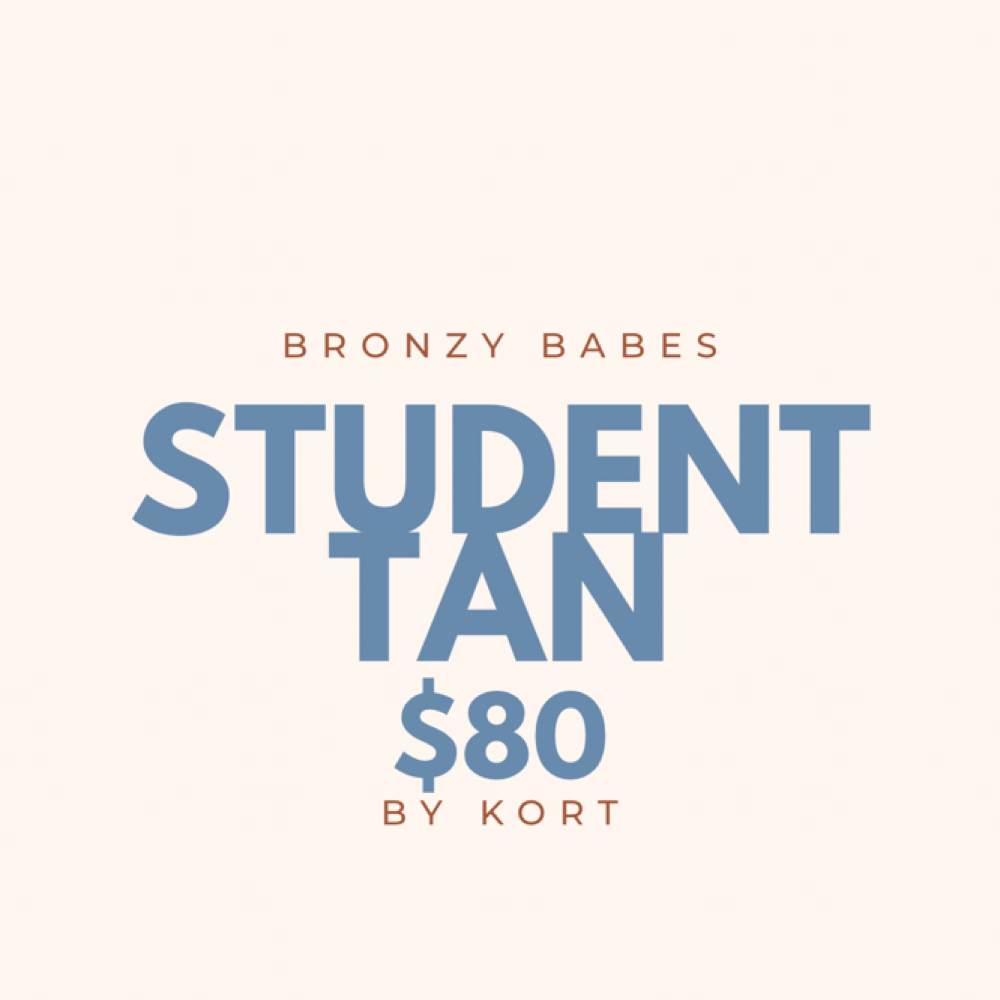 STUDENT TAN at Bronzy Babes By Kort in Bountiful, UT