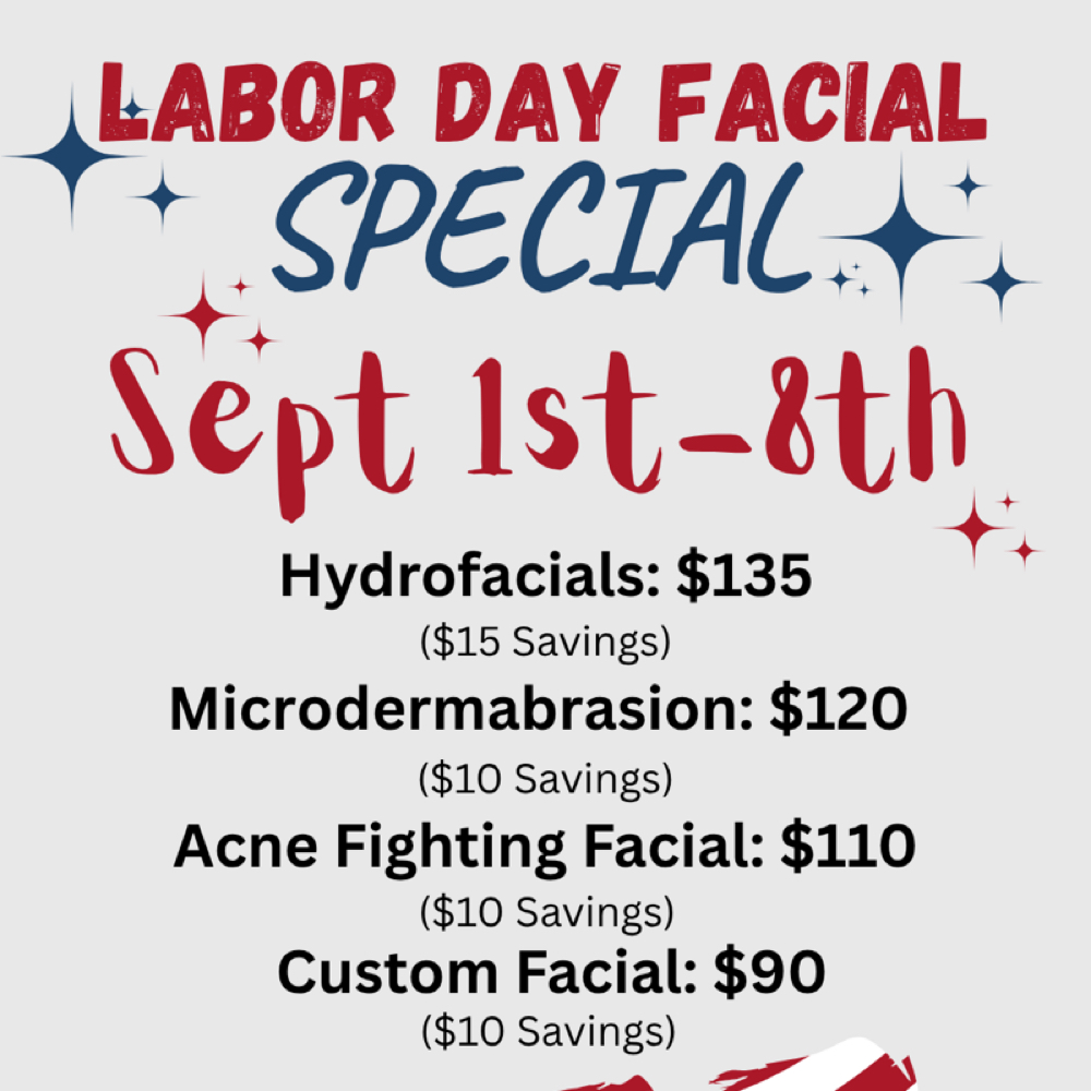 Labor Day Microdermabrasion at Dreamworld Beauty in Roseville, CA