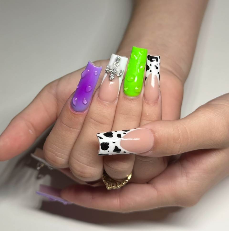 long acrylic full set