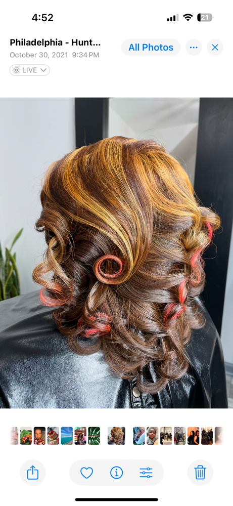 Highlights•Whole Head•Toner