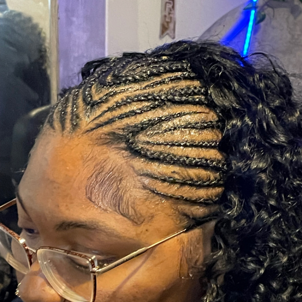 Small Fulani Braid Sew-in at Lavished.rinaii in Victorville, CA