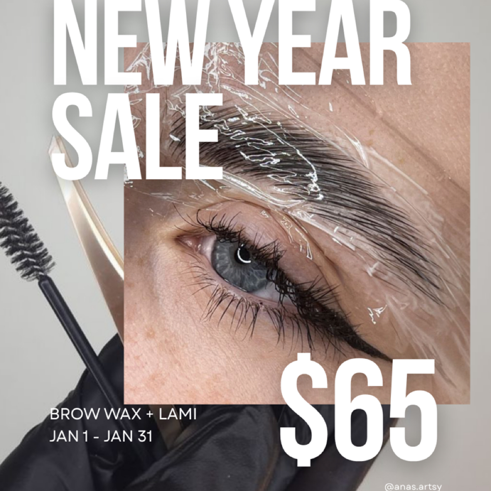 January Special: Brow Wax & Lami