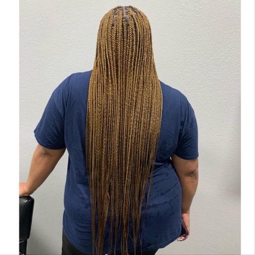 Box Braids Small Butt Length at KAAATWALK Hair Studio in Virginia Beach, VA