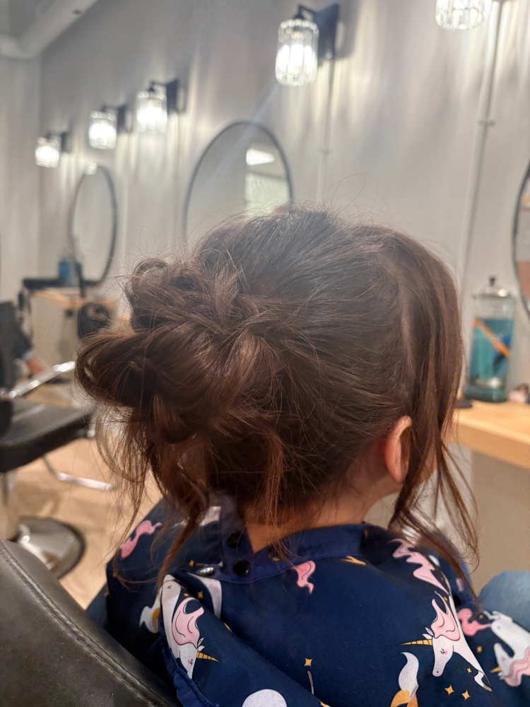 Child up-style at Ally & Co. Studios in Springfield, MI