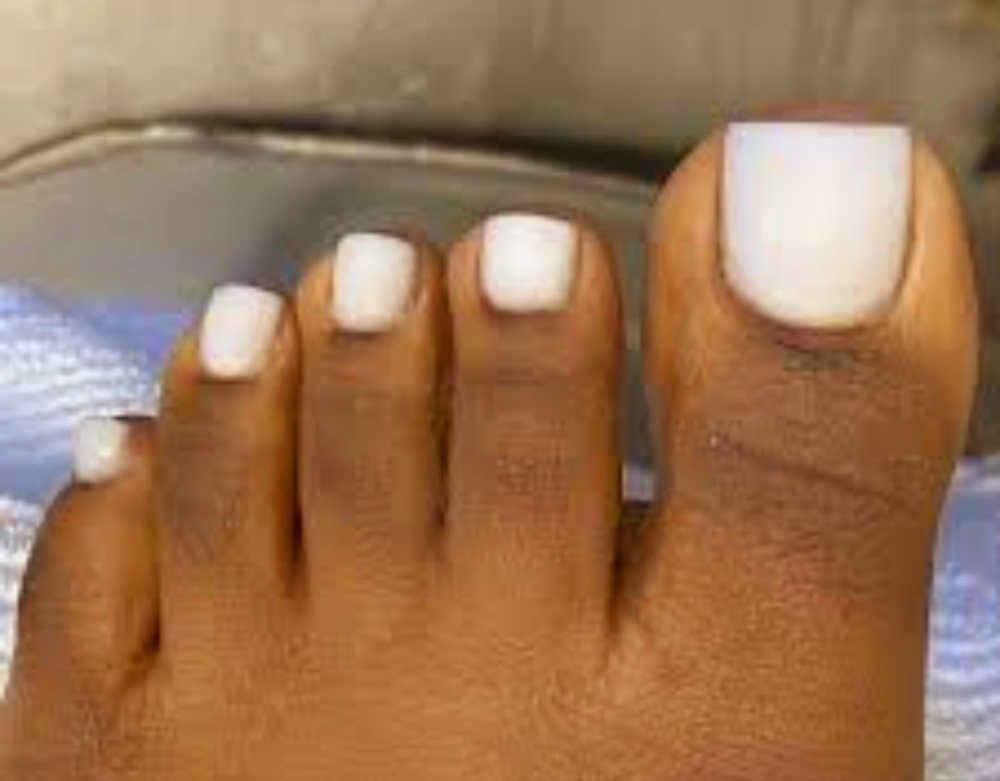 Gel Pedicure W/Acrylic