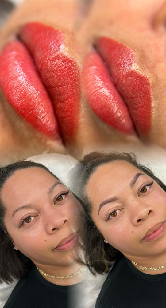 Lip Blush & Ombre Brow