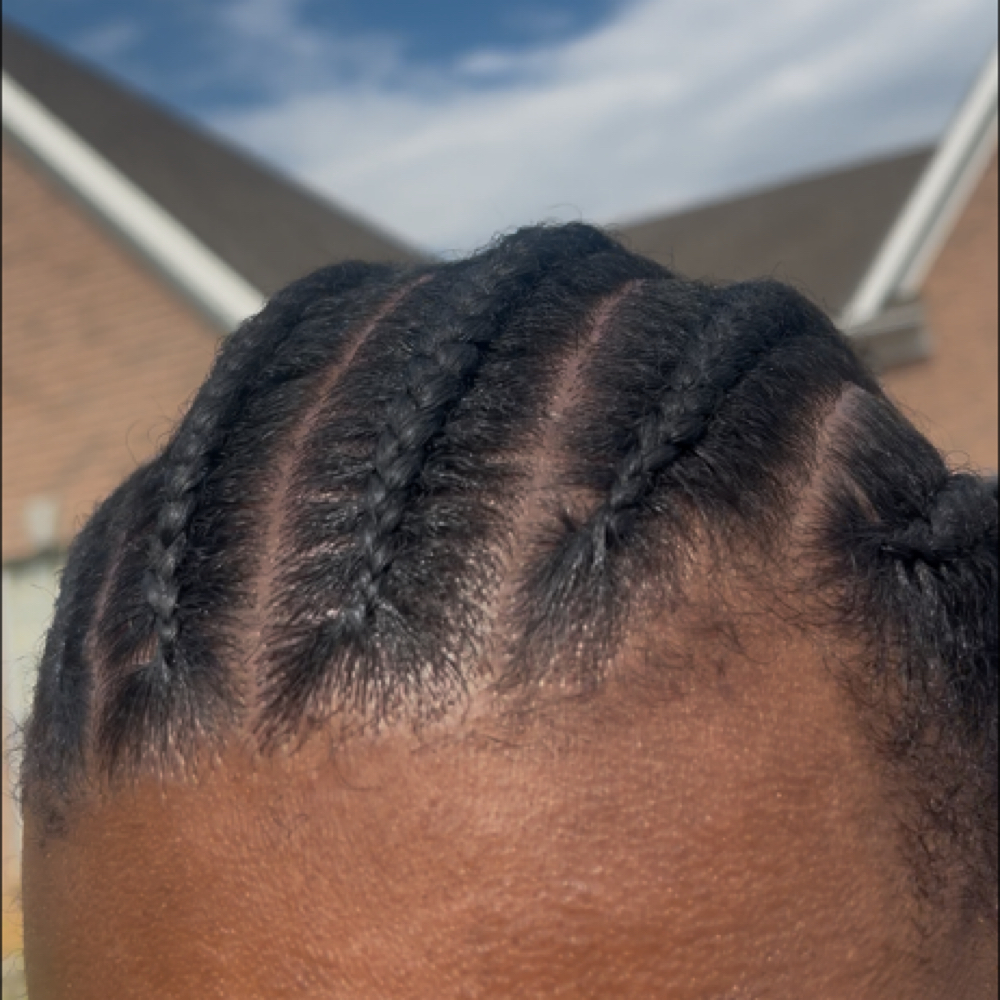 Cornrows at Loc’d in with Ariel in Olive Branch, MS