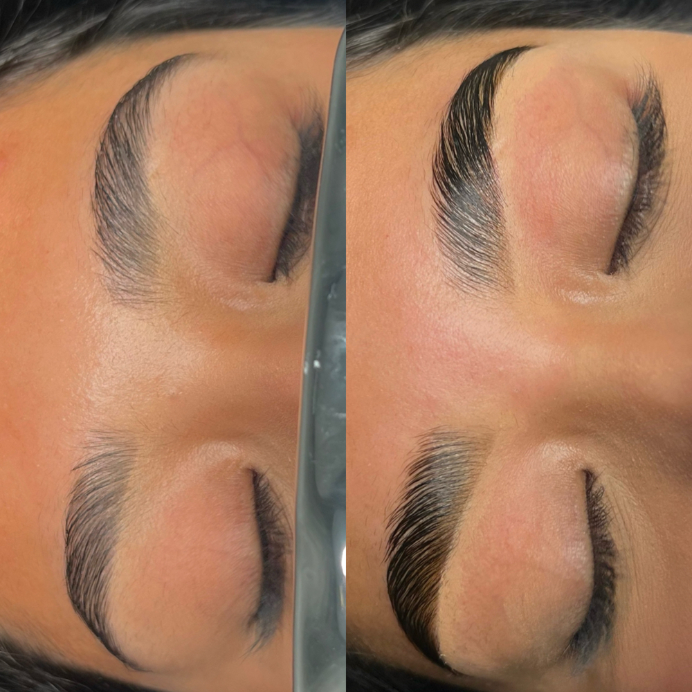 Brow Trio: Lami, Wax + Tint at Bomb Face Beauty Bar in Clive, IA