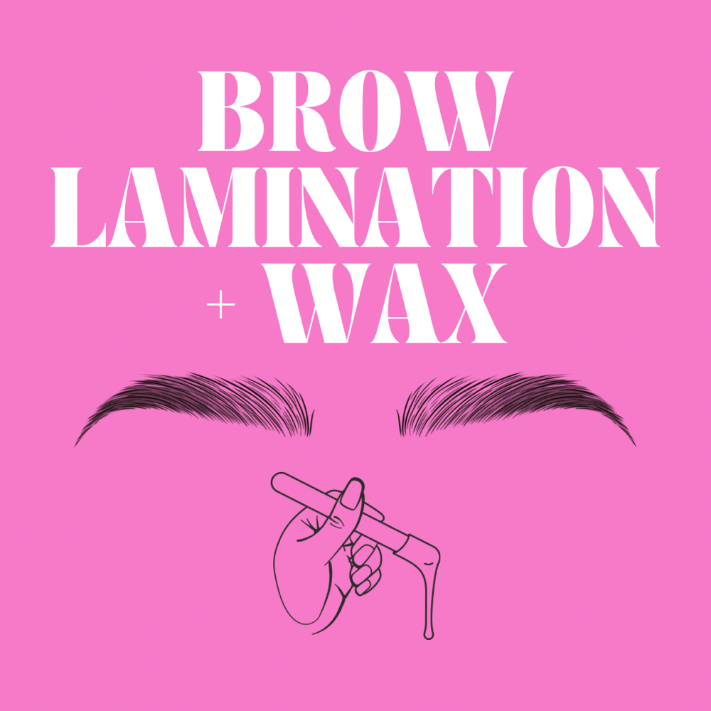 Brow Lamination (with wax)