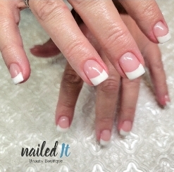 French Tip Structured Gel Manicure