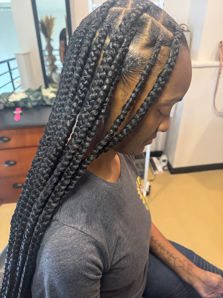 Large knotless Braids at Shanelle Luxe Studio in Montgomery, AL
