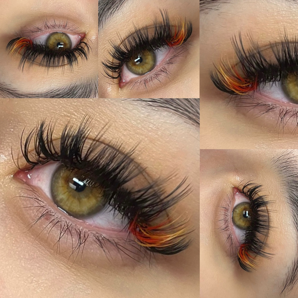 color lash add on ✎