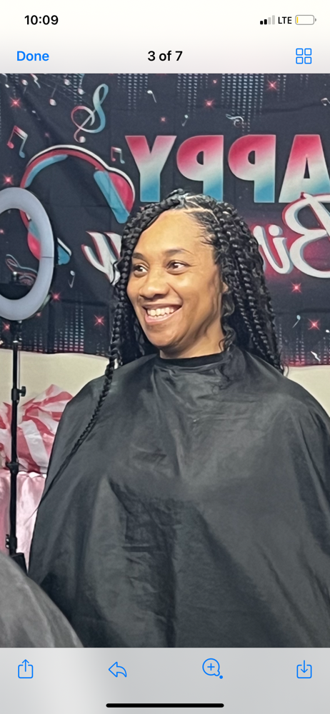 Knotless Braids (medium Or Large)