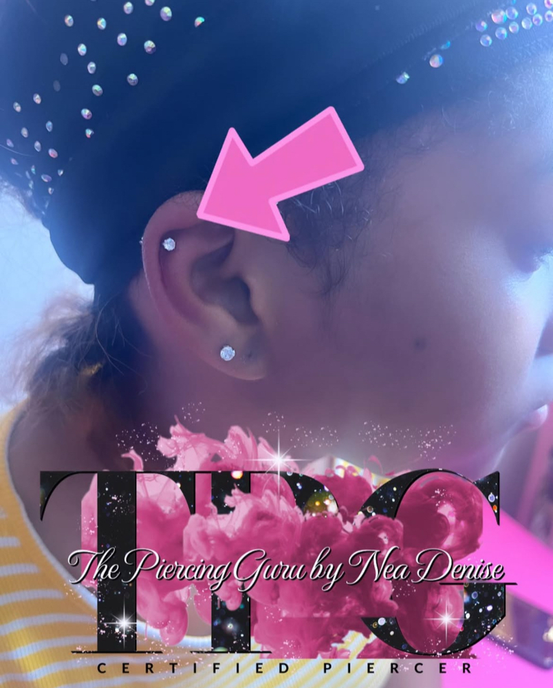 Cartilage at ThePiercingGuru By Nea Denise in Trafford, PA