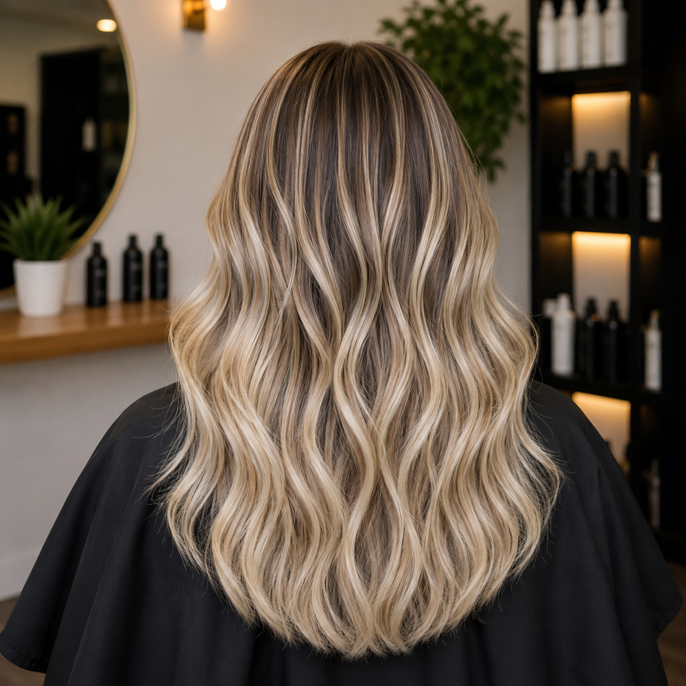Full Balayage at Laughing Crow Salon in Eugene, OR