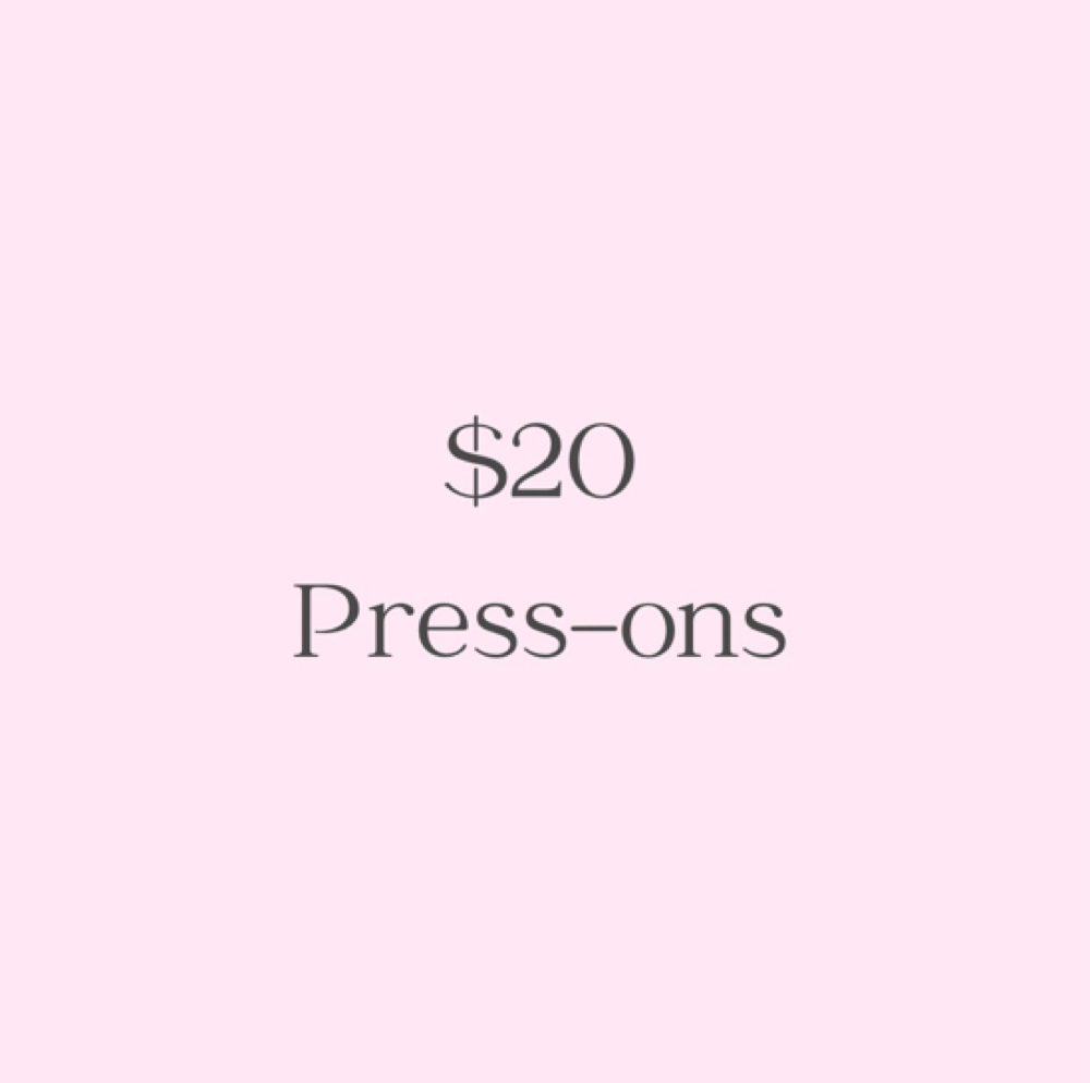 $20 press-ons at Nails By Marlee in Warren, OH
