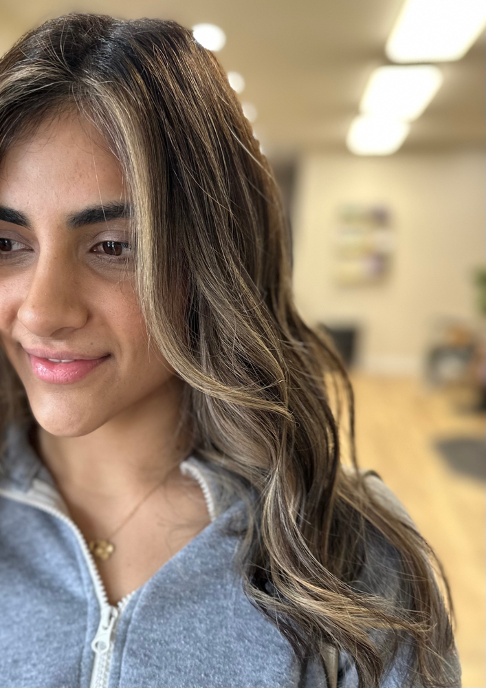 Face Framing Blonde