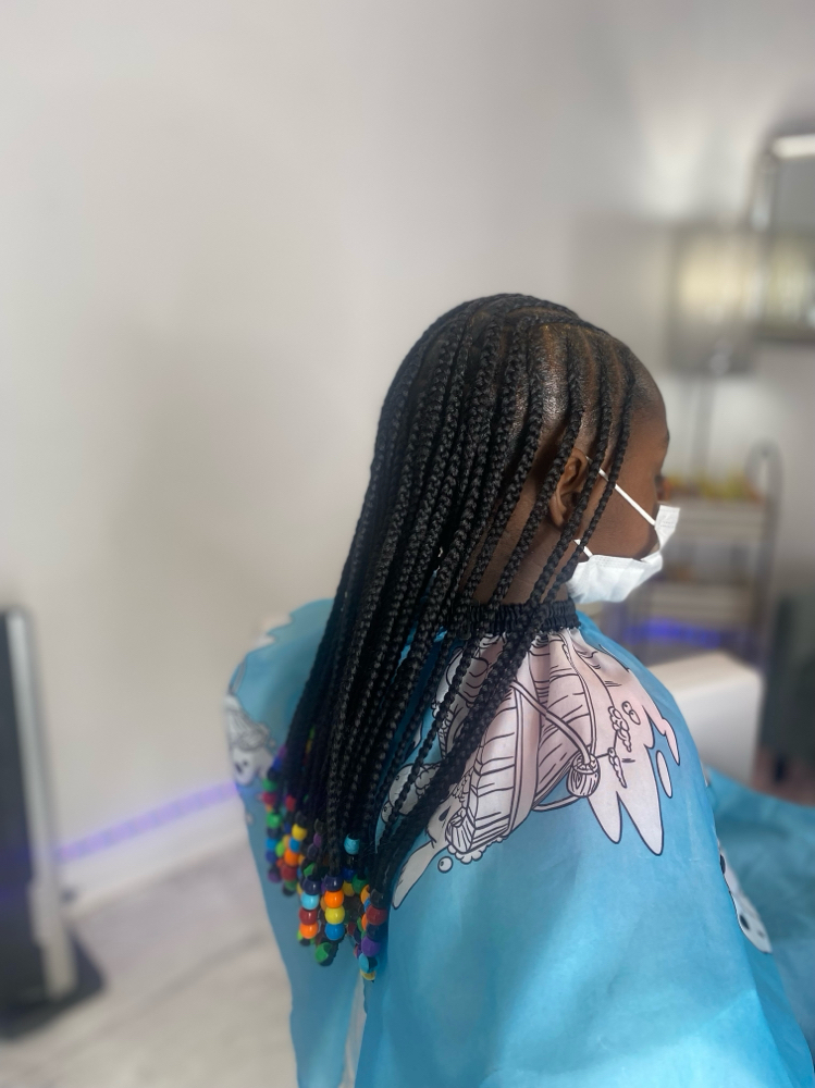 Kids Tribal Braids with Beads
