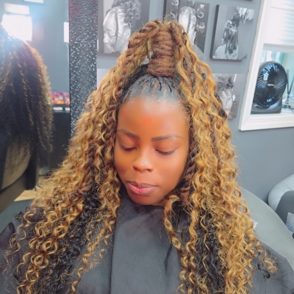 HALF UP HALF DOWN at HAIR BY LALA LLC in Brooklyn, NY