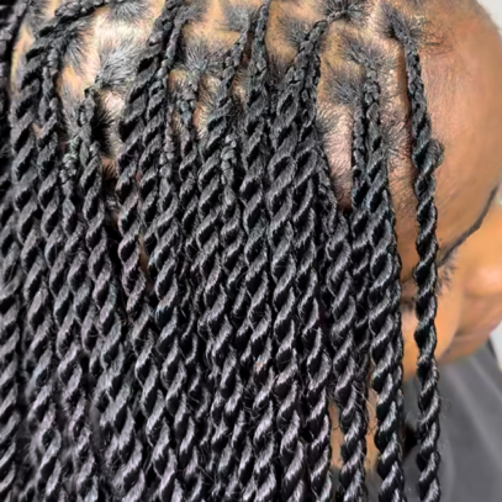 Small Senegalese Twists Waist Lengt at Haus Of Kartel in Rochester, NY