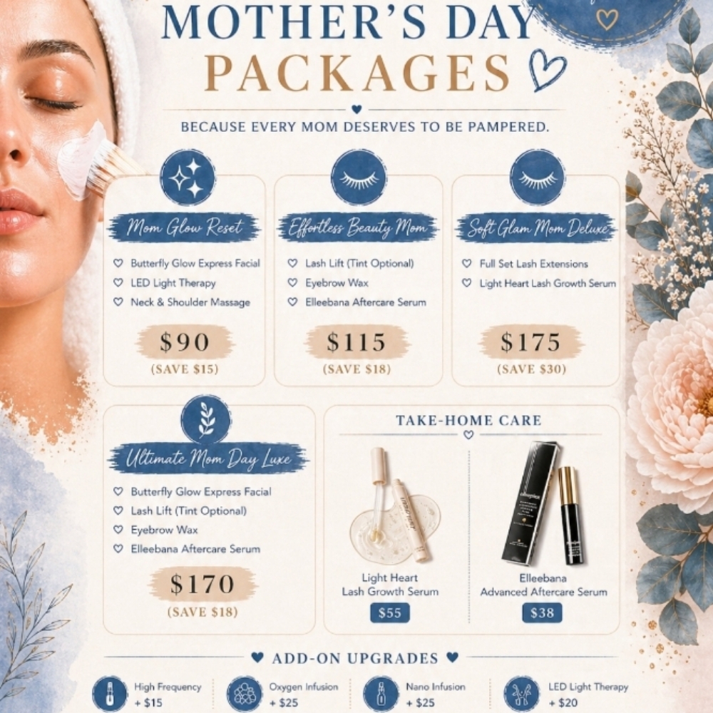 Mom Glow Reset at Butterfly Beauty Bar in Winchester, VA