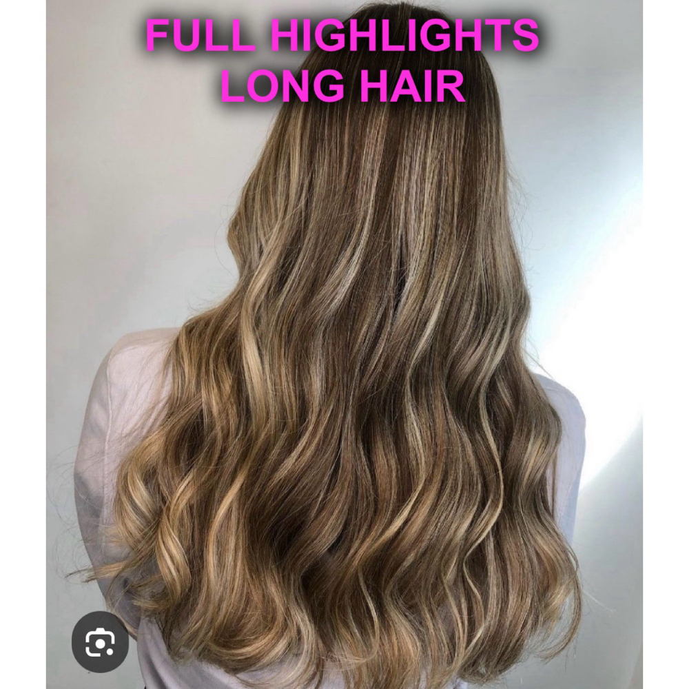 Full Custom Lightening Long Hair at Deanna at Royalty Hair Studio in Shreveport, LA
