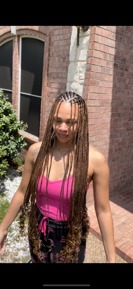 Versatile Fulani Braids(w/o Curls)