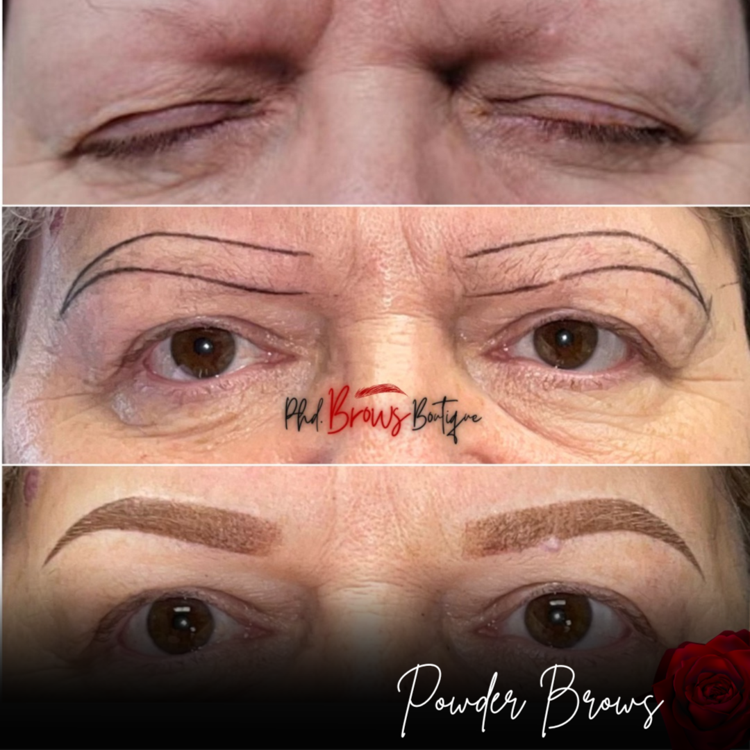Powder Brows at Phd. Brows Boutique in Midland, TX
